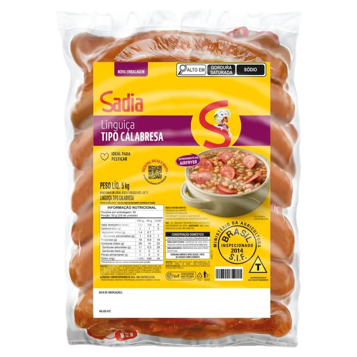 Linguiça Calabresa Sadia