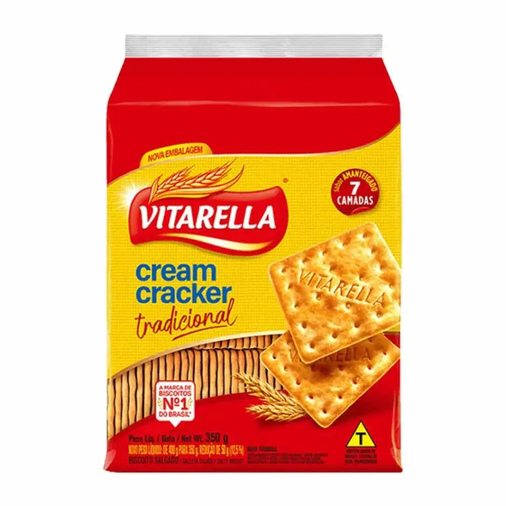 Cream Cracker Vitarella tradicional 